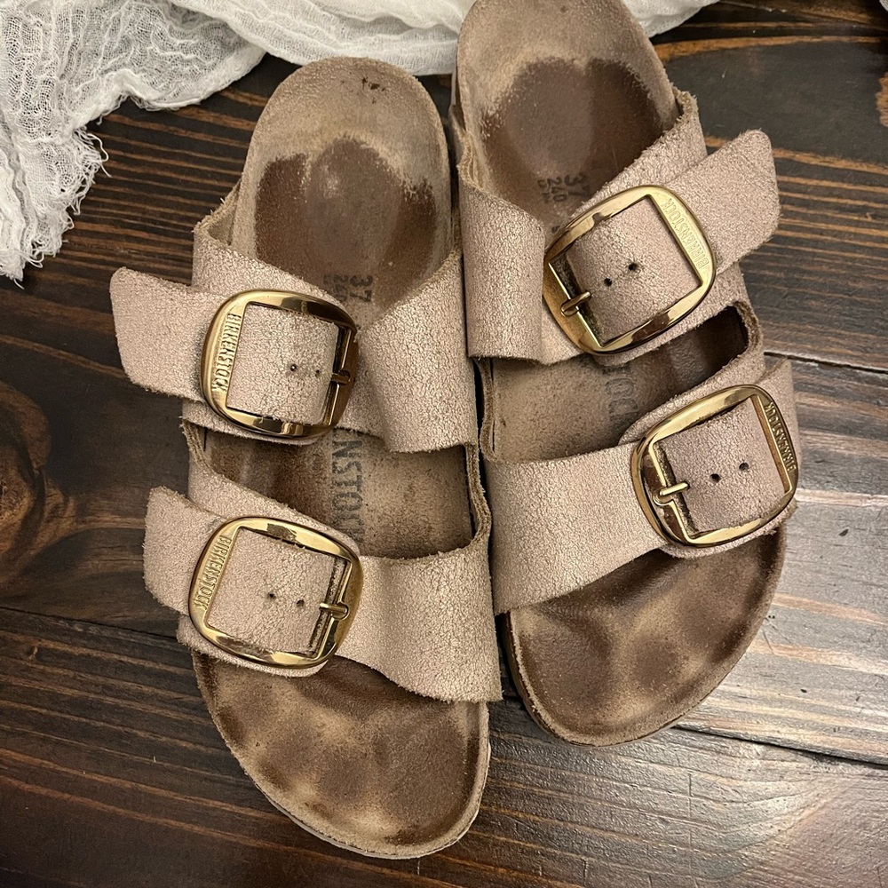 Birkenstock Arizona Big Buckle Rose Gold